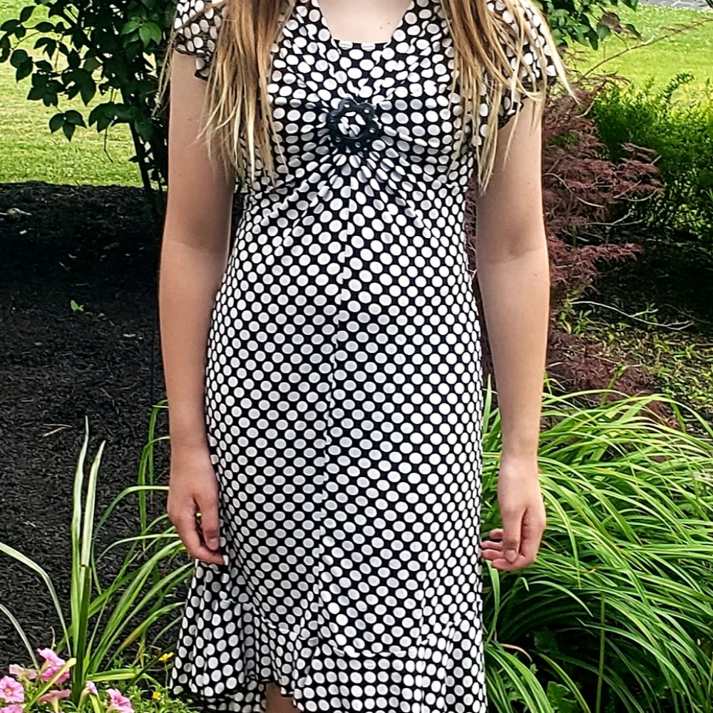 Black & White Dress, 1920's Style